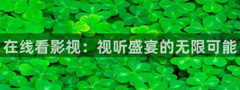 开心影院在线观看的网站：在线看影视：视听盛宴的无限可能